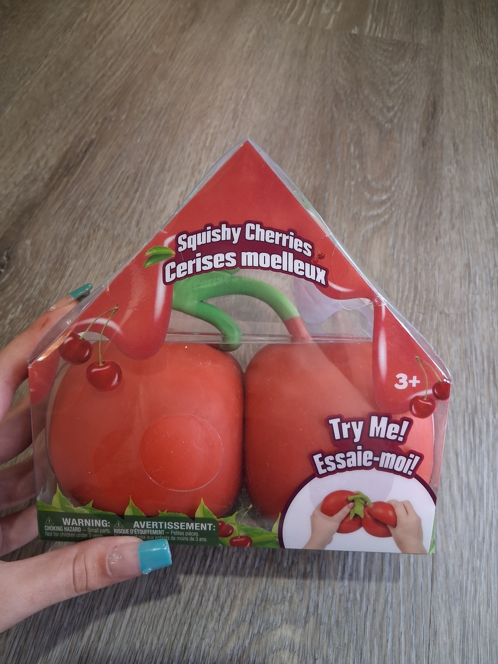 Squishy cherries.